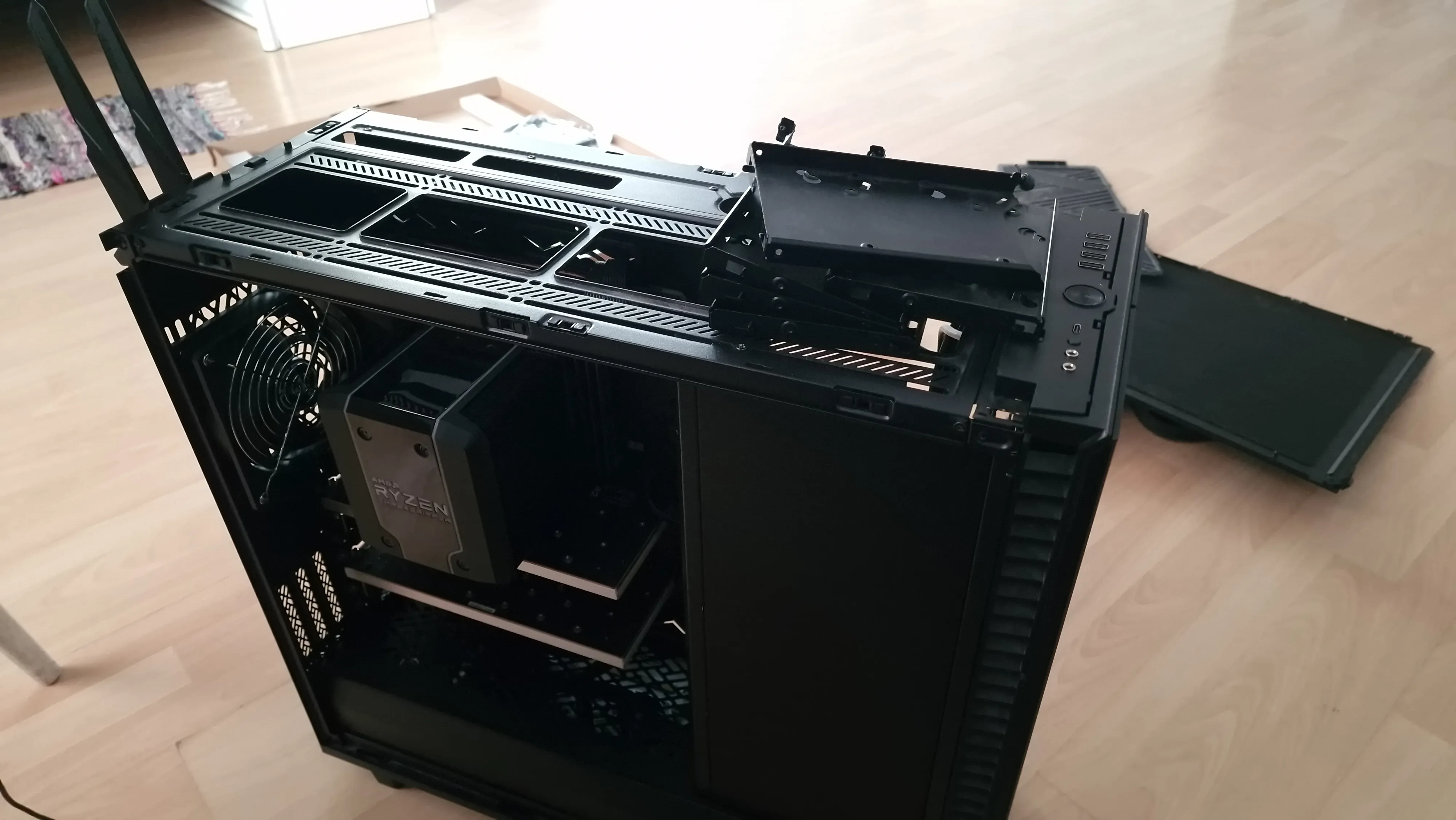 Final system assembly in progress